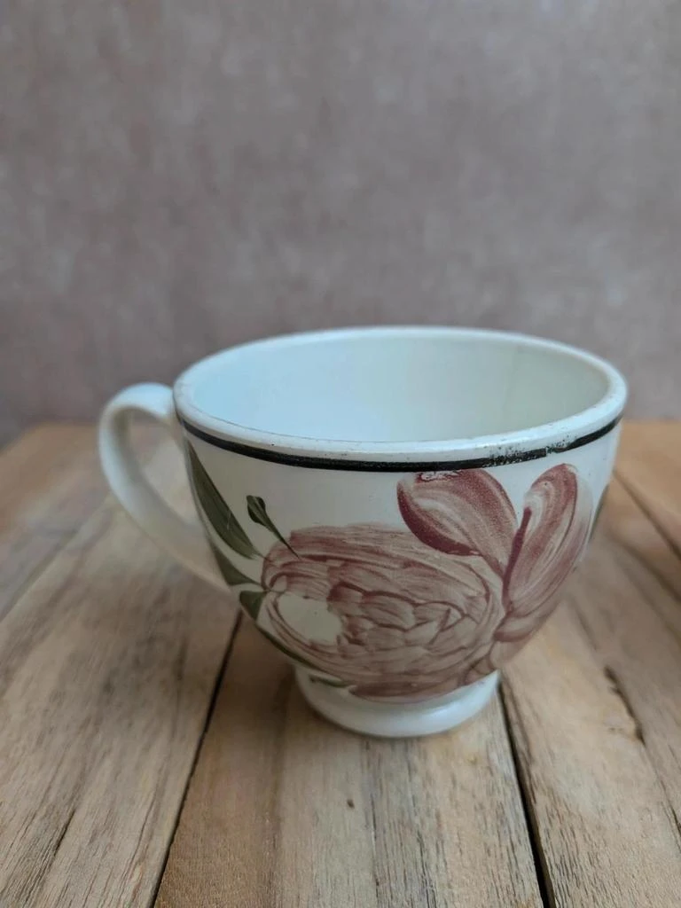 Lot van 2 oude ijzeraarde mokken Creil et Montereau – 19e – photo 5
